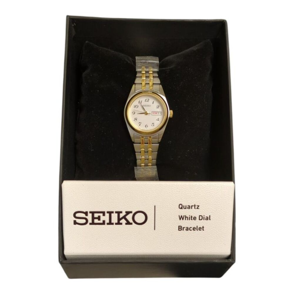 Seiko, Essentials Collection, Stainless Steel, Quartz Movement, Gold/SIlver